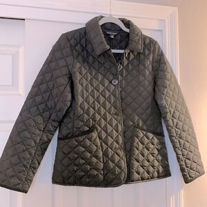 Banana Republic black quilted field jacket!!